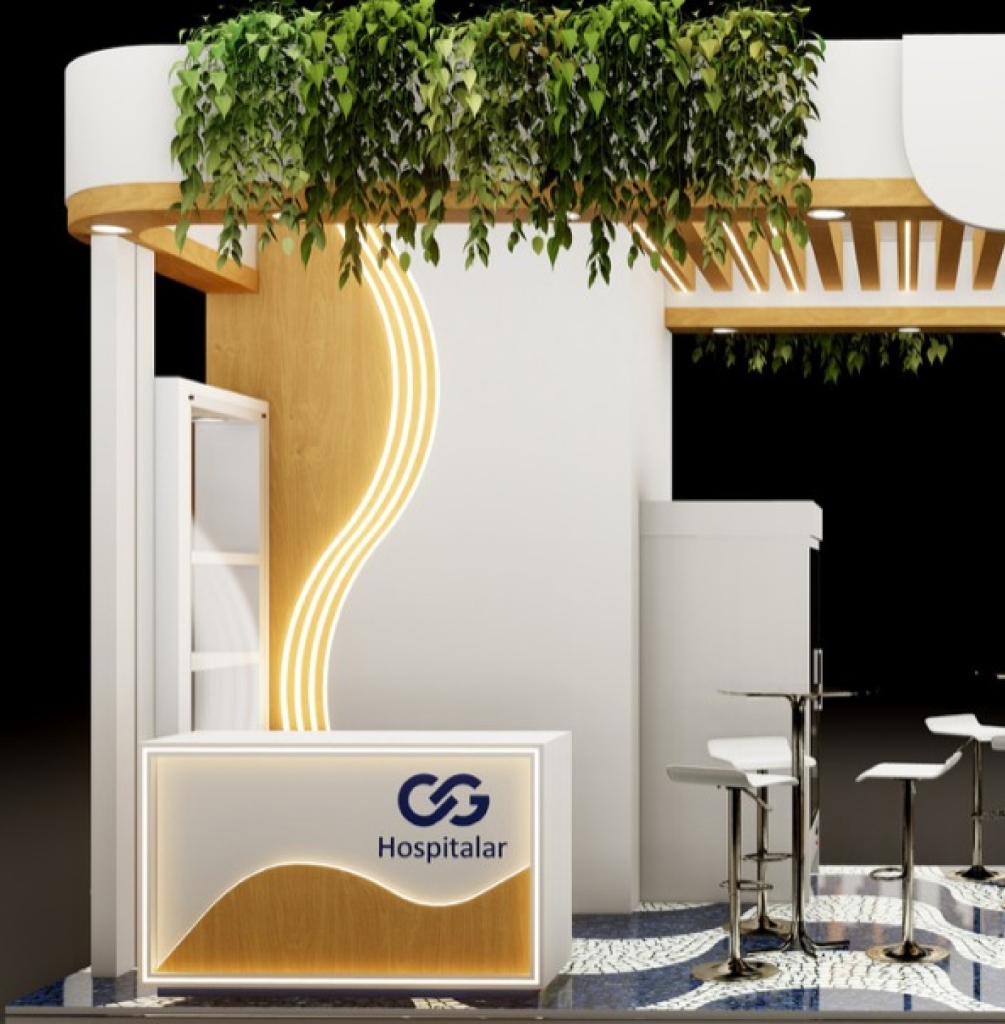 Estande da C&G Hospitalar